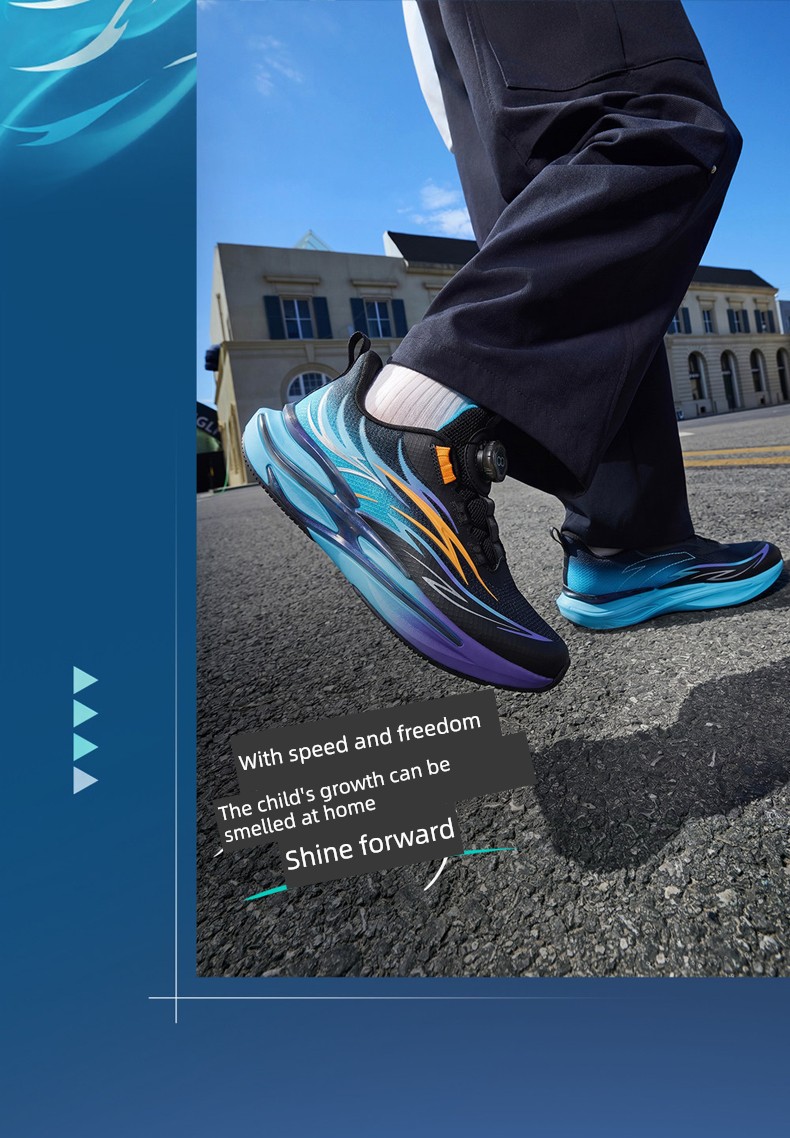 Red Flame | Anta Running Shoes 2026 Autumn New Sports Shoes Children's Shoes Boys and Girls Running Shoes Trendy and Cool for Teenagers — 6