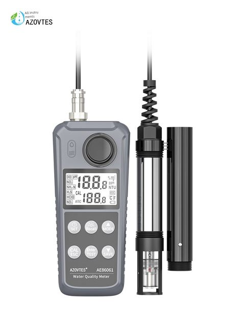 Jiyi Multifunctional Parameter Water Quality Analysis Tester Swimming Pool Acid-base Resolved Oxygen Hydrogen Sulfide Ammonia Nitrogen Residual Chlorine Turbidity