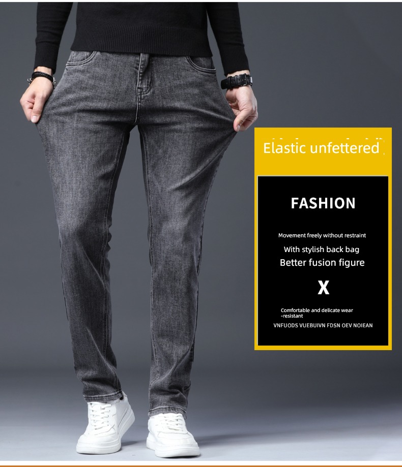 jeep JEEP black Autumn and winter trend Jeans