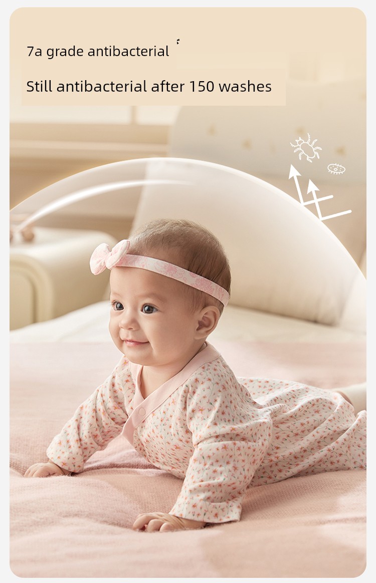 Purcotton Double-Layer Gauze Spring & Fall Winter Rompers — 14