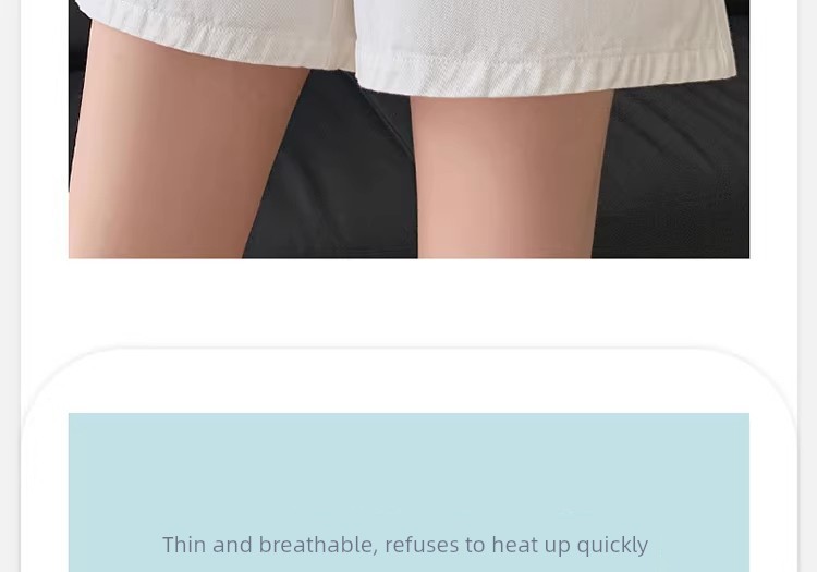 Summer Outwear Thin Pure Cotton Shorts for Pregnant Women — 11