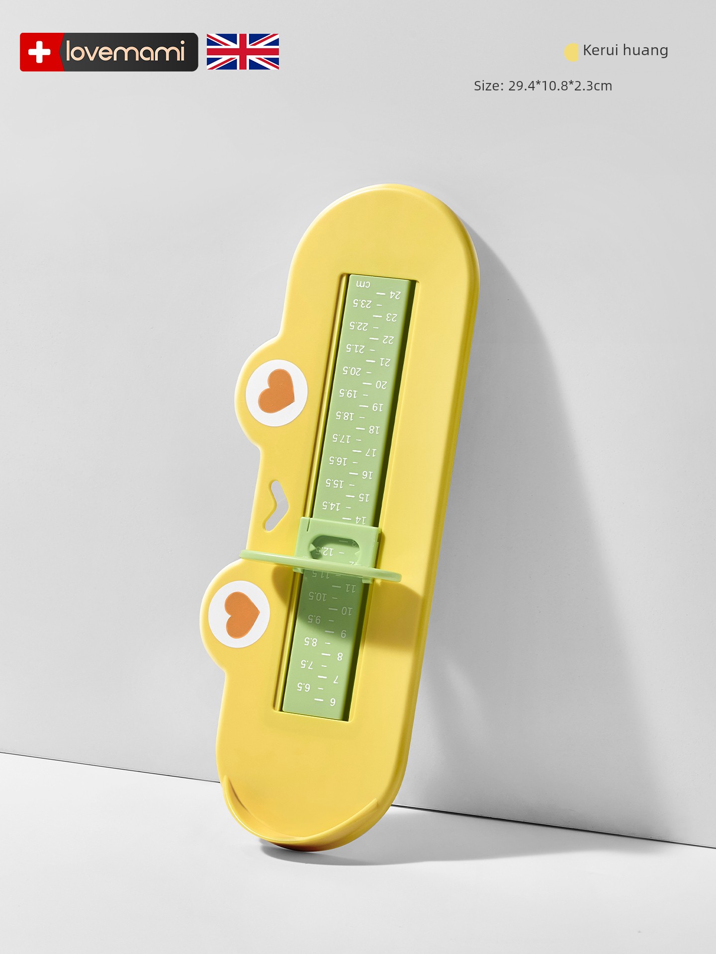 Baby Foot Measurer, Children's Measuring Instrument, Accurate Home Use Foot Length and Shoe Insole Length Measuring Ruler, Baby Measuring Tool, Child Shoe — 1