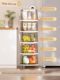 Yeya kitchen vegetable storage rack floor-standing multi-layer fruit and vegetable basket storage rack vegetable trolley multi-functional