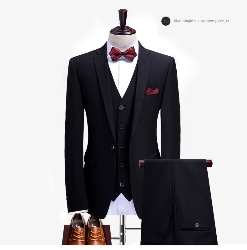 man Korean version Self-cultivation groomsman marry man 's suit suit