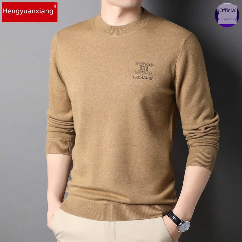 hyz  Half high collar Cashmere Condom man sweater