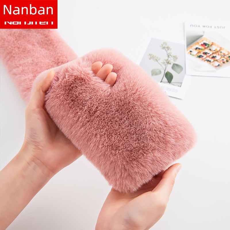 NGGGN Autumn and winter girl student Versatile thickening Plush