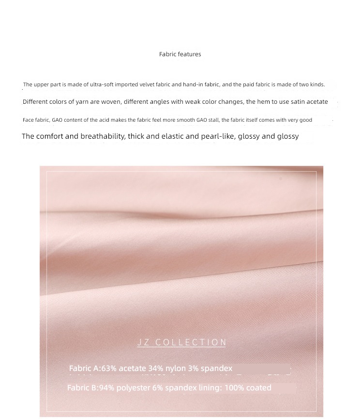 JZ Craftsman velvet Autumn and winter Women's wear domineering lady Dress