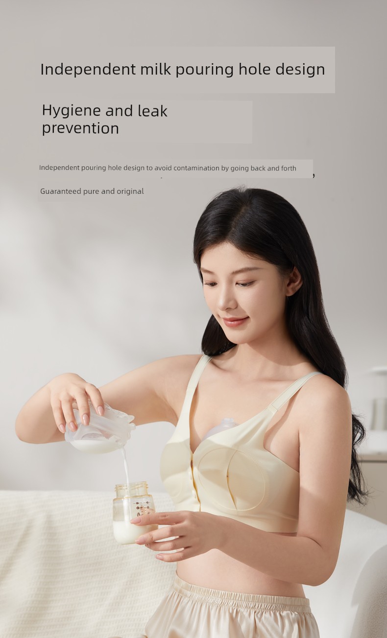 October Crystal Breast Milk Collector Manual Hands-Free Breast Pump for Pregnant Women with Leaking Milk, Milk Catcher, Anti-Overflow Breast Collector — 17