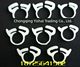 Throat clamp plastic clamp, strong pipe clamp clamp, strong pipe clamp, stronger pipe clamp, better than stainless steel throat clamp/easy to disassemble