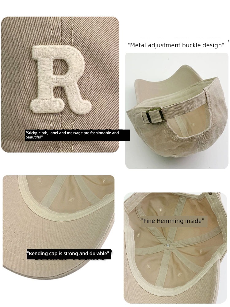 Show a small face female Autumn and winter Men's style ins Baseball cap