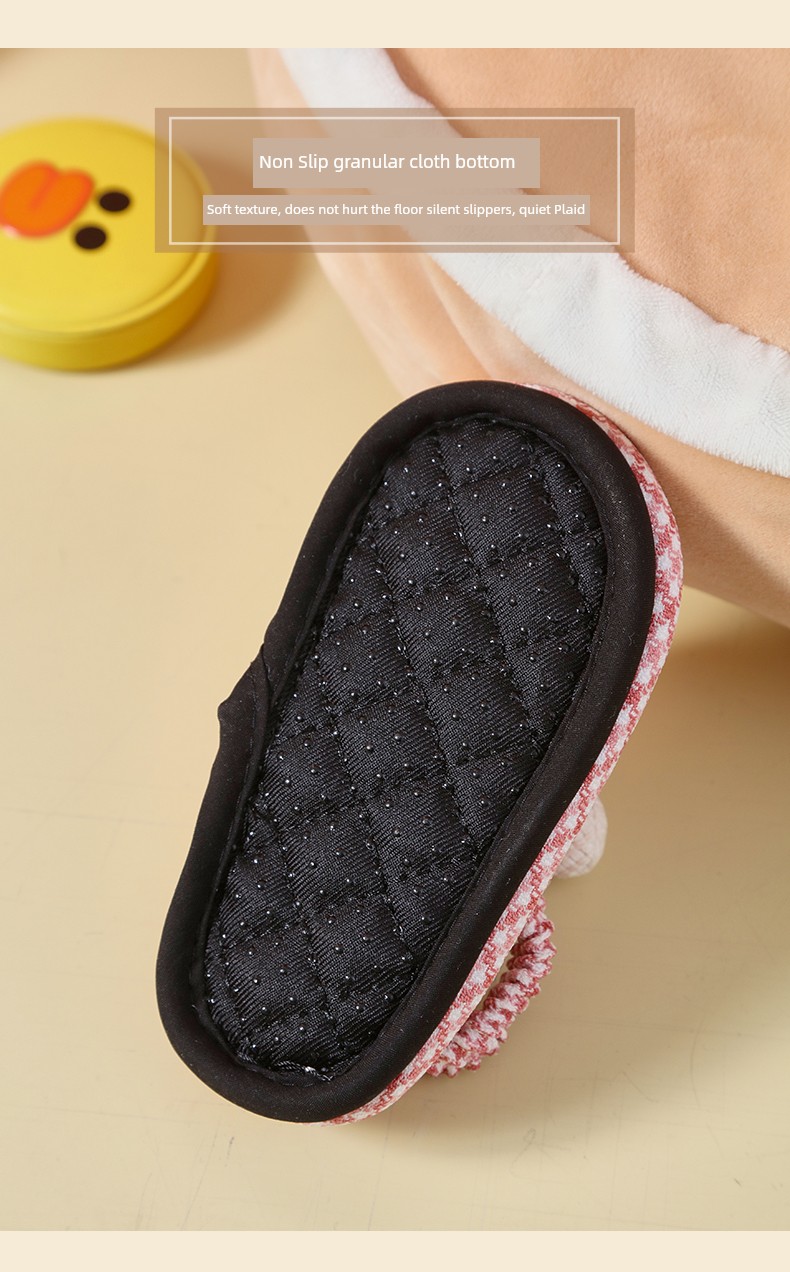 Children's Cloth Cotton Slippers Toddler Little Girl 1-2-3 Years Old Non Slip Soft Bottom Home Shoes Baby Slippers — 8