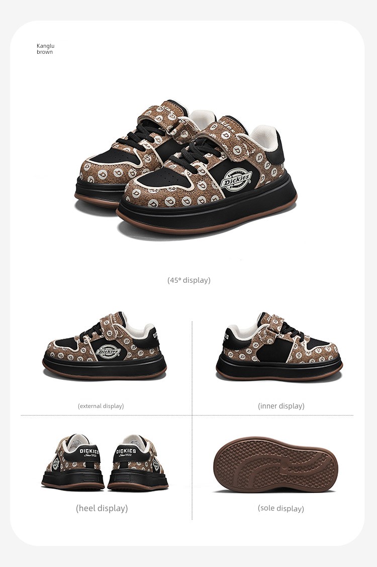 Dickies Kidsren's Sneakers 2026 New Autumn Lightweight Low-Top Sports Shoes for Boys and Girls, Casual Shoes for Middle and Large Kidsren — 25