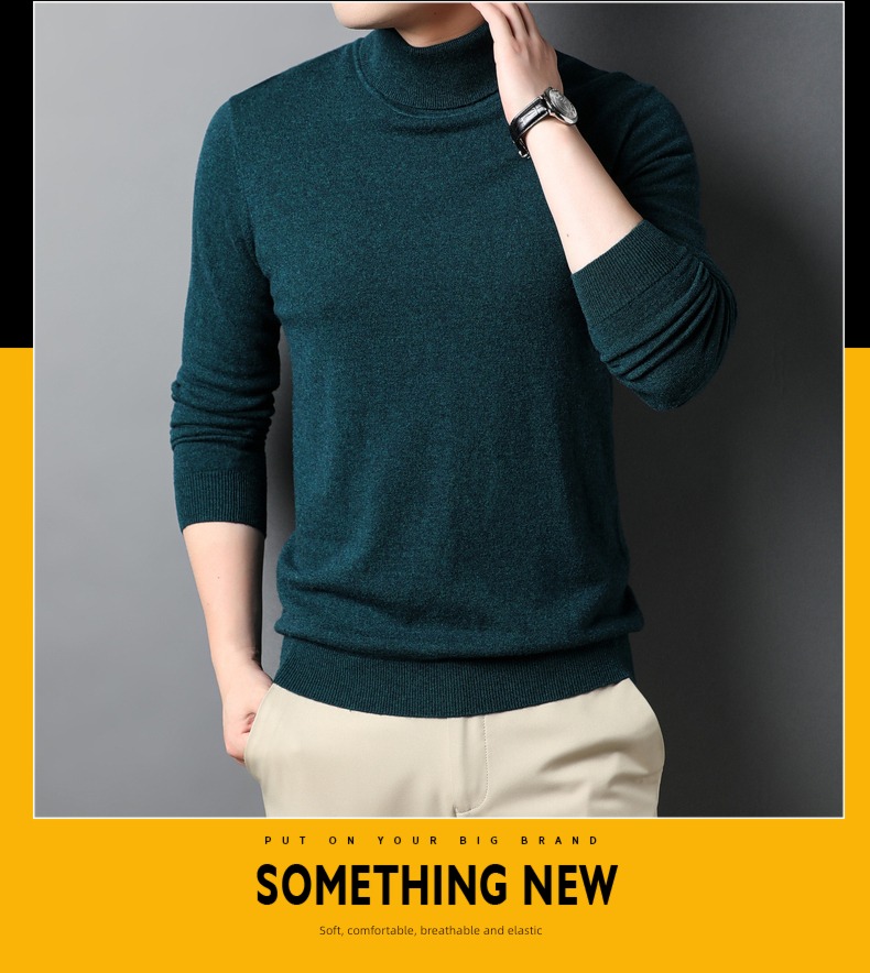 Spring, autumn and winter High collar Solid color Thin money Inner lap cardigan