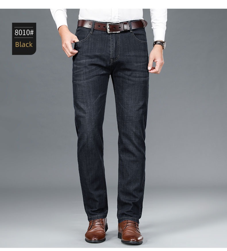 Guangzhou Autumn and winter thickening business affairs leisure time Jeans