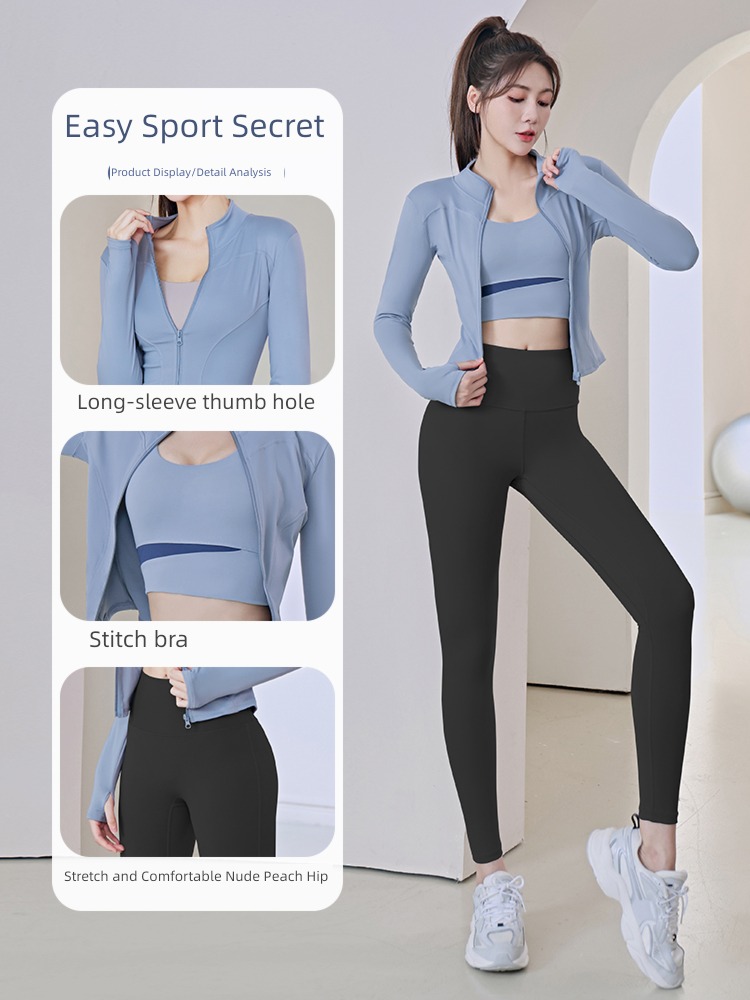 female loose coat Autumn and winter major quick-drying Long sleeve Fitness wear