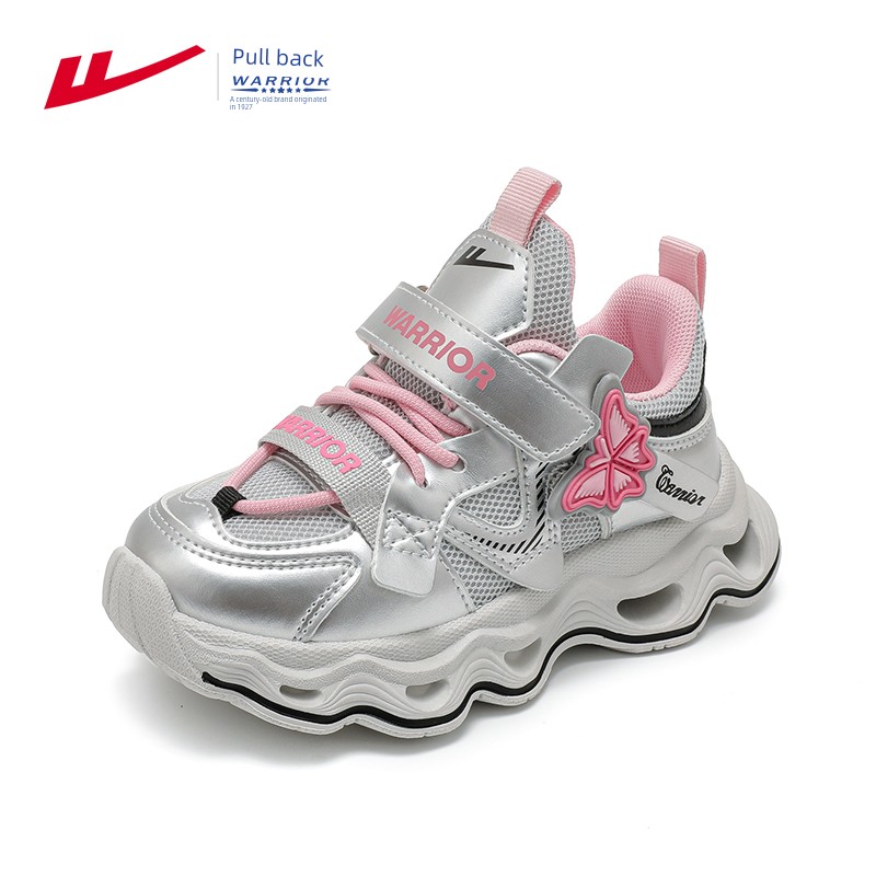 Warrior Children's Shoes for Girls, 2026 New Autumn Hot-Selling Girls' Dad Shoes, Breathable Mesh Children's Sports Shoes — 4
