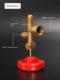 Refrigerant fluoride meter three-way valve pressing exhaust meter meter valve frame brass refrigerant meter pressure gauge valve