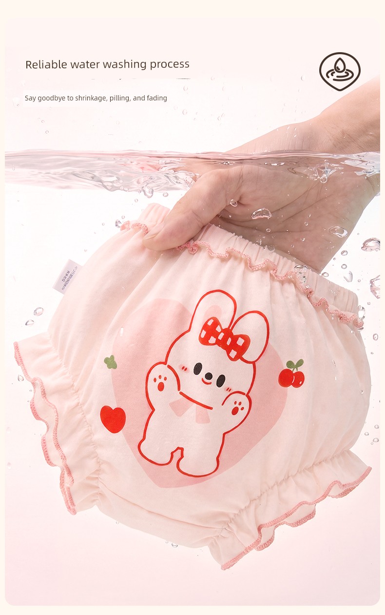 Girls' Baby Triangle Cotton Underwear — 9
