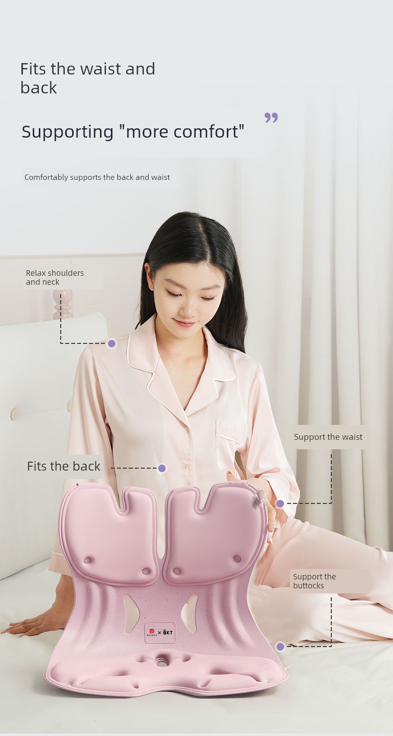 Bkt Waist Support Cushion Practical Gift for Pregnant Women Waist Cushion Backrest Cushion Waist Support Chair Nursing Pillow Support — 3