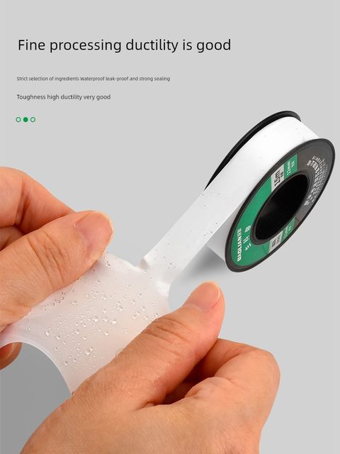 Baolian waterproof raw material belt sealing belt polytetrafluoroethylene faucet water leakage protection tape thickened water stop pipe tape