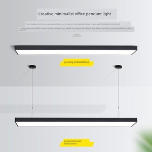 Aluminum Channel-Specific Lights 5/7/10/ 15cm for Gym Channel Ceiling Grid Ceiling Led Strip Lights