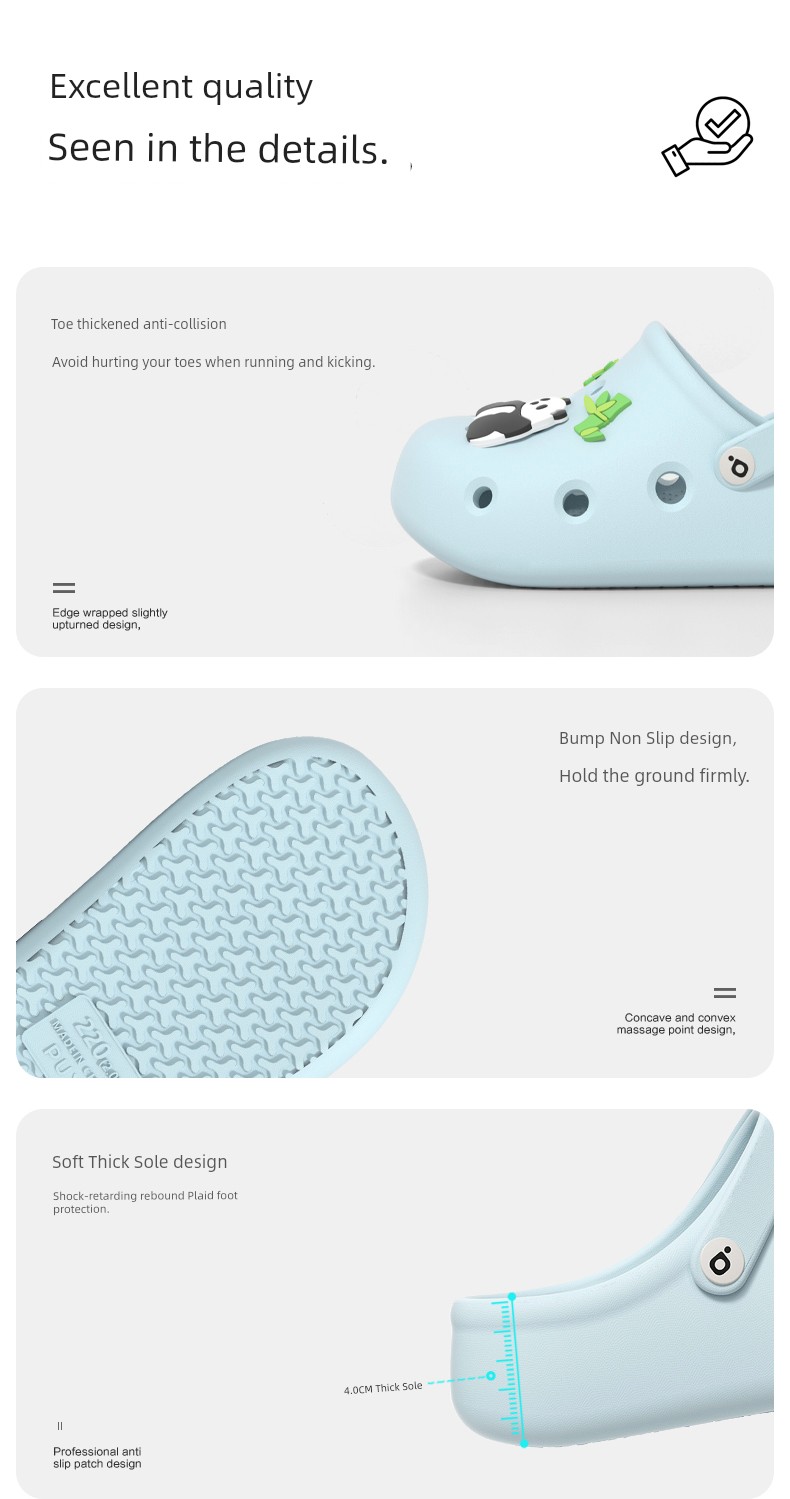 Puxi 2026 Clogs for Children, Boys and Girls, Summer Thick-Soled Height-Increasing Slippers with a Soft, Non-Slip Feel, Suitable for Outdoor and Beach Wear — 11
