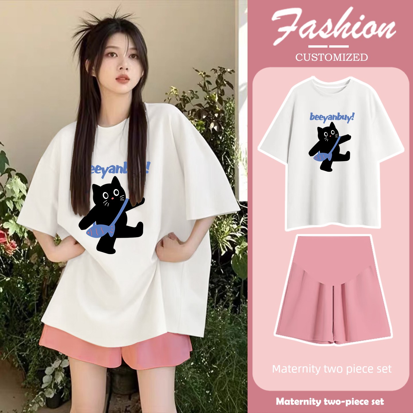 Maternity Set for Summer 2026: New Trendy Tops for Stylish Moms, Maternity Wear That Doesn'T Show Pregnancy, with a High-End Feel, and Maternity Pants — 9