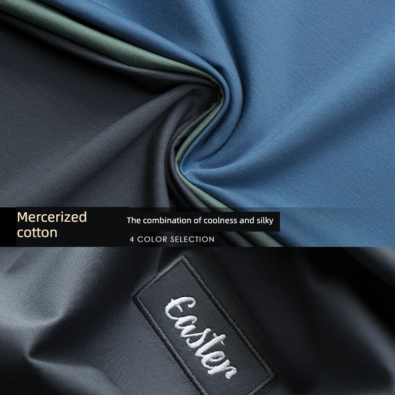 man Mercerized cotton Undershirt summer wear Short sleeve T-shirt