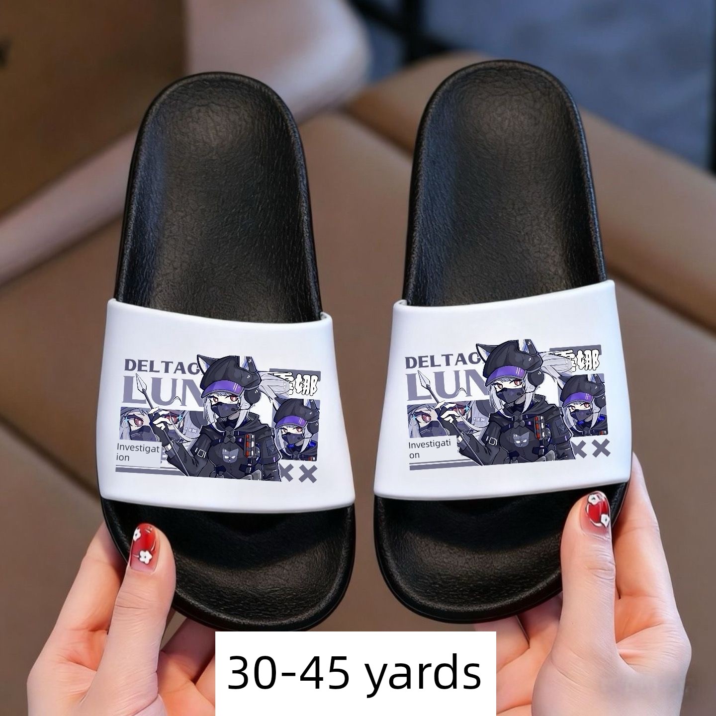 Delta Action Weilong Children's Slippers Summer Non-Slip Soft-Soled Boys' Cartoon Home Bathing Slippers for Older Children — 16