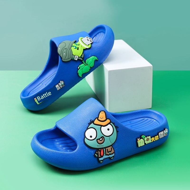 Plants Vs. Zombies Children's Slippers for Boys, Non-Slip New Model, Boys' Indoor Home Summer Baby Soft-Soled Slippers — 3