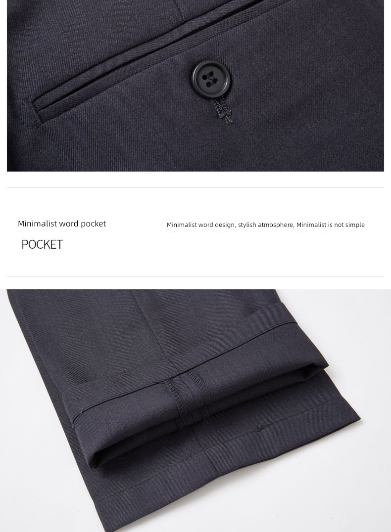 Spring and Autumn Self-cultivation leisure time occupation formal wear man Western-style trousers