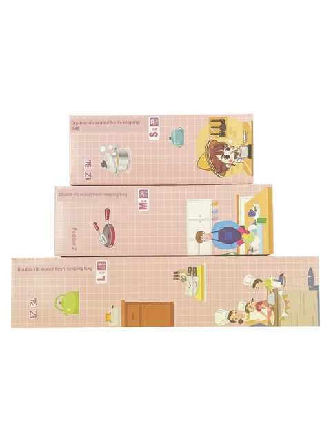 Sealed bag Food grade fresh-keeping bag Self-sealed bag Plastic sealing thickened household freezing multi-function refrigerator storage bag