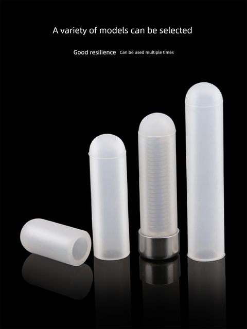 High temperature resistant silicone screw protective sleeve thread anti-collision tube sleeve spray paint sand paint electroplating electrophoresis rubber dust cap