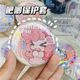 Ins 58mm barji pendant protective cover transparent round badge anti-fall 75mm animation peripheral millet storage cover