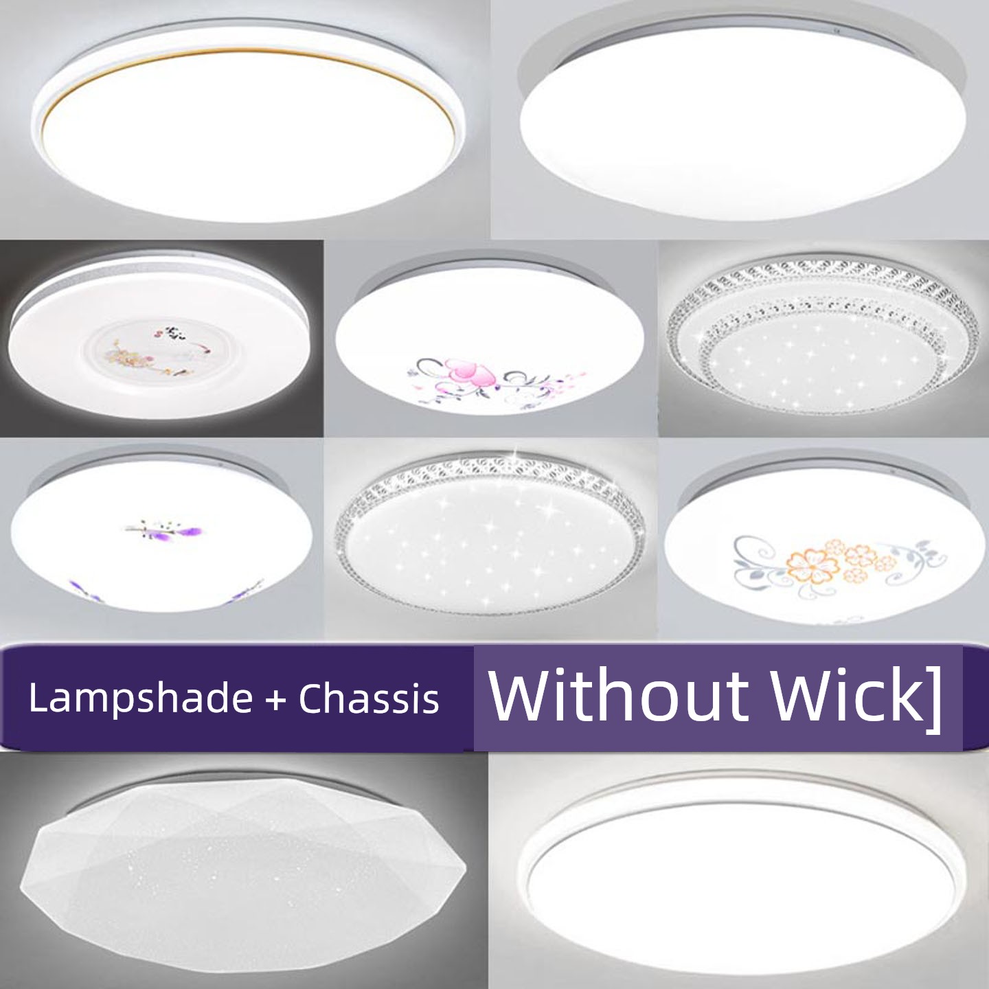 Hood Anti-Piercing Shell Baby Ceiling Lamp