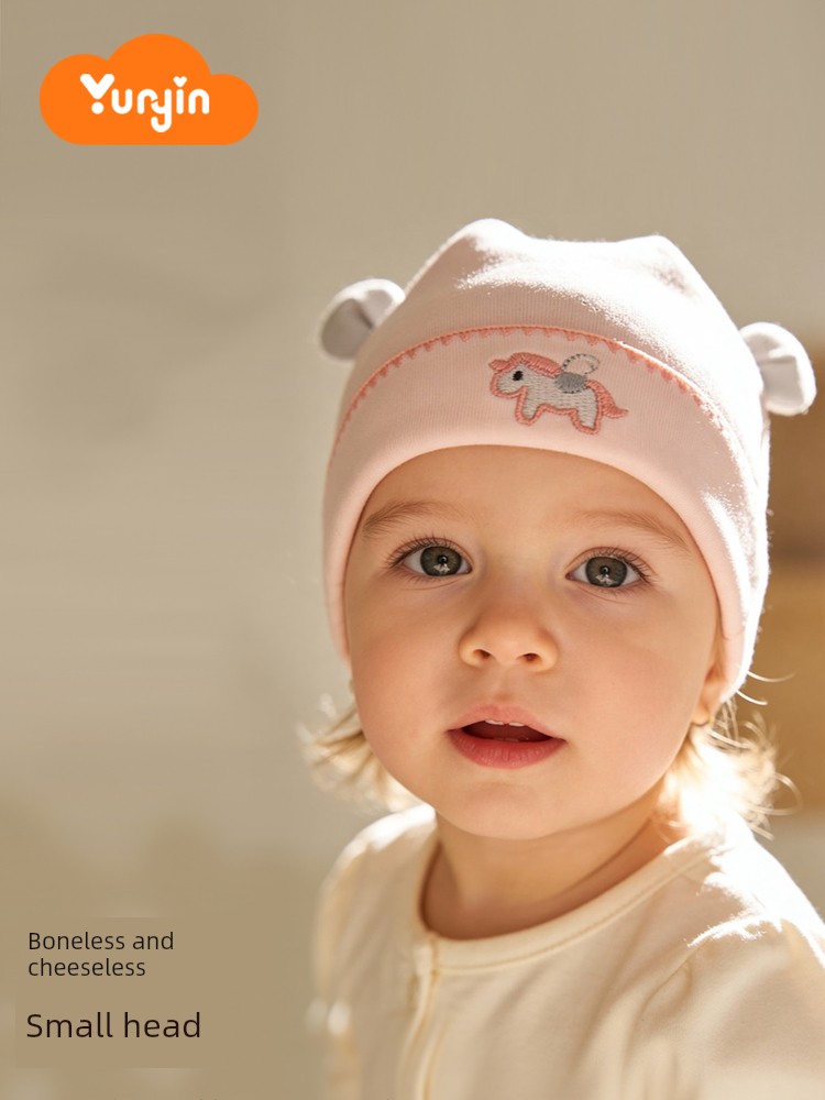 Pregnant and Newborn Baby Hat 0-12 Months, Newborn Baby Protective Cap, Double-Layered, Spring, Summer, Autumn, Winter, Pure Cotton, Class a — 2