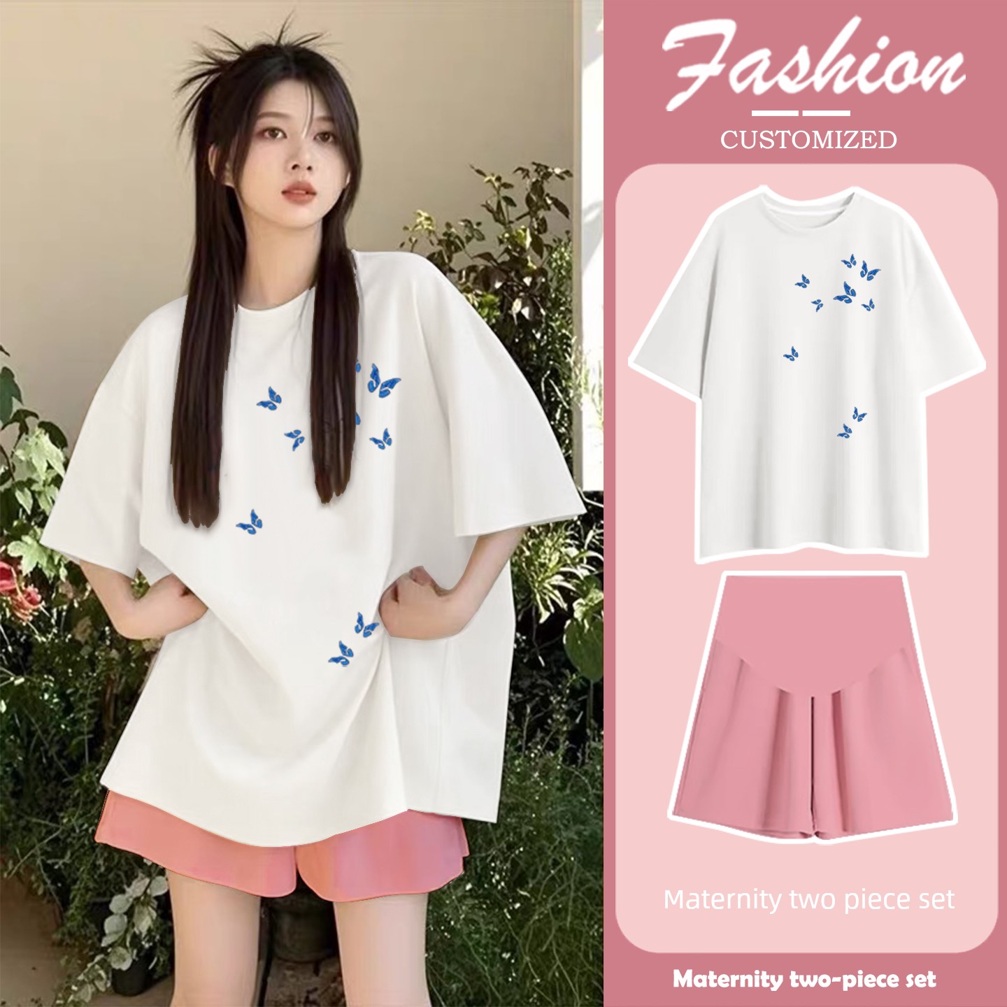 Maternity Set for Summer 2026: New Trendy Tops for Stylish Moms, Maternity Wear That Doesn'T Show Pregnancy, with a High-End Feel, and Maternity Pants — 14