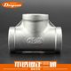 304 316 stainless steel tee, internal thread positive tee, wire mouth, internal screw joint, three inner thread 4 minutes and 6 minutes