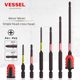 VESSEL Weiwei electric screwdriver strong magnetic PH1 cross beaker imported from Japan super hard anti-slip