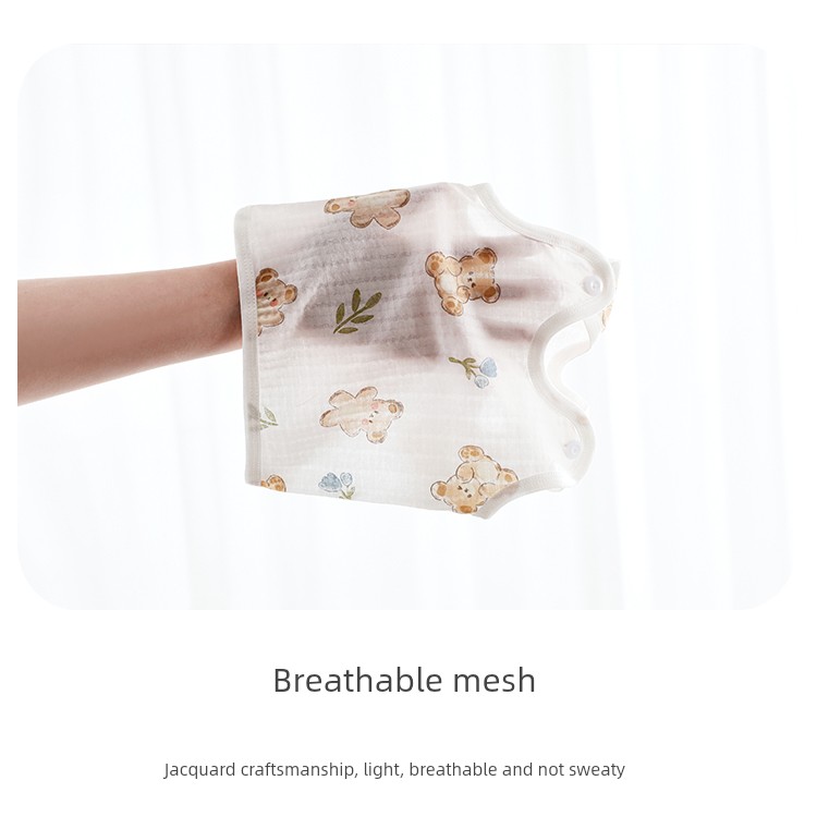 Beileyi Baby Half-Back Vest Summer Thin Pure Cotton Girls' Vest Boys' Clothing Newborn Bellyband Class a — 14