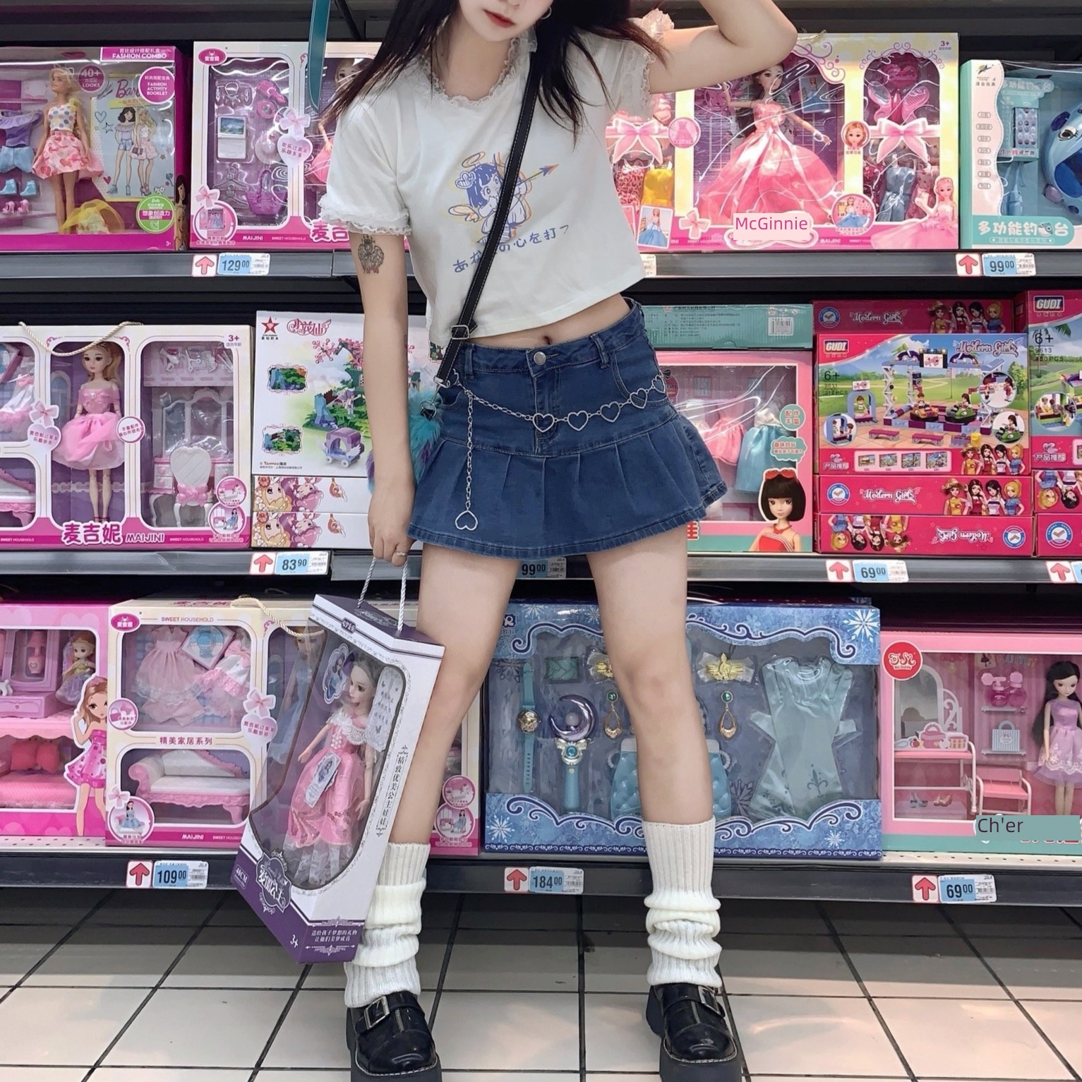 jk various colour knitting solar system Soft girl Harajuku socks