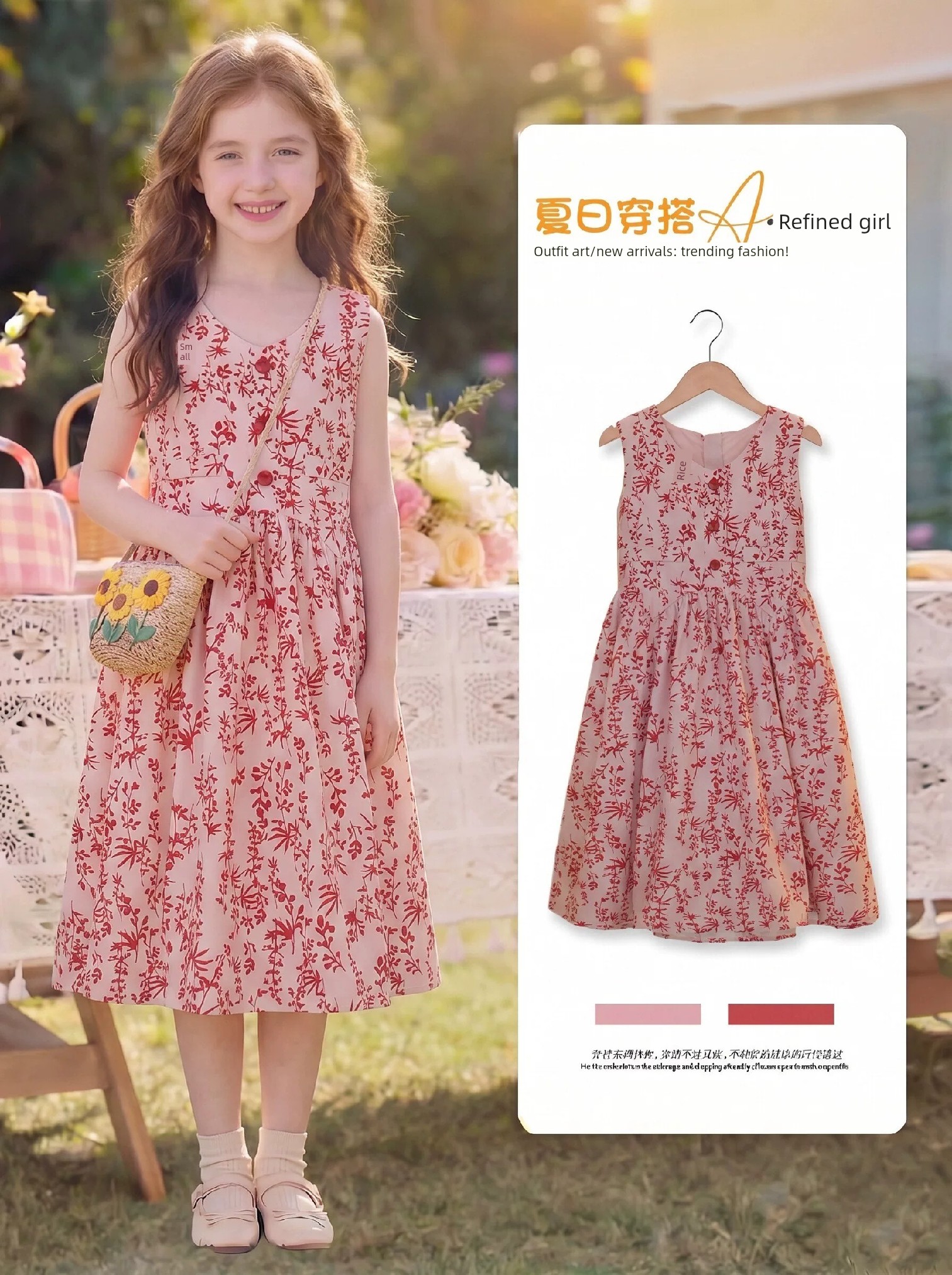 【Clearance Sale, Buy More for Better Deals】Girls' Summer Dress 2026 New Model Princess Dress for Girls — 9
