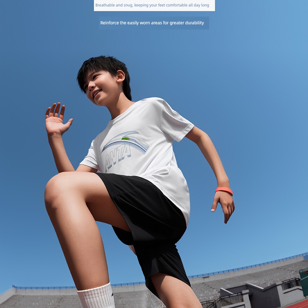 Anta Kids Boys' Running Shoes 2026 Autumn New Model Professional Breathable Sports Shoes for Boys — 17