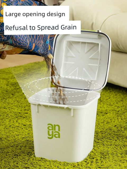 Anya cat food bucket dog food storage seal cat supplies storage pet snack grocery jar dry moisture-proof large capacity