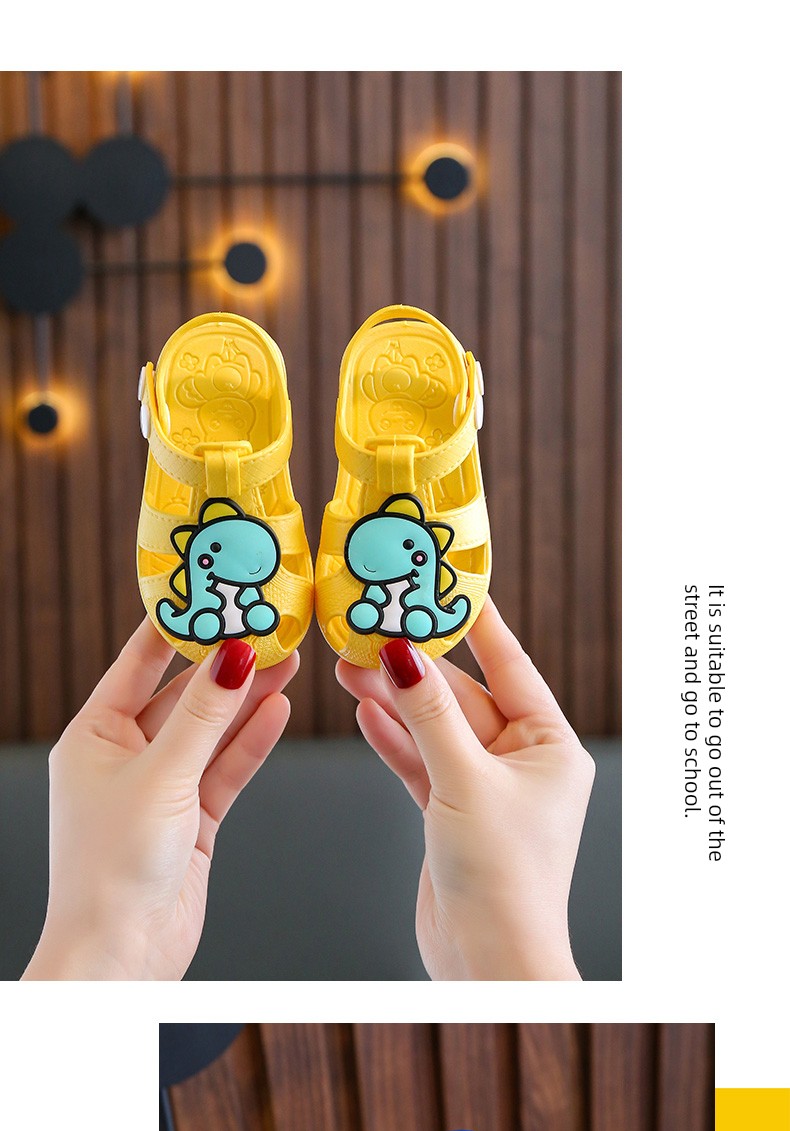 Children's Plastic Non-Slip Soft Bottom Summer Closed Toe Sandals — 9