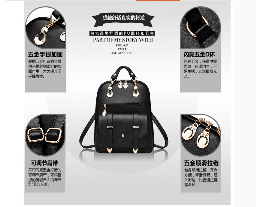 Korean fashion ma'am Simplicity student Backpack