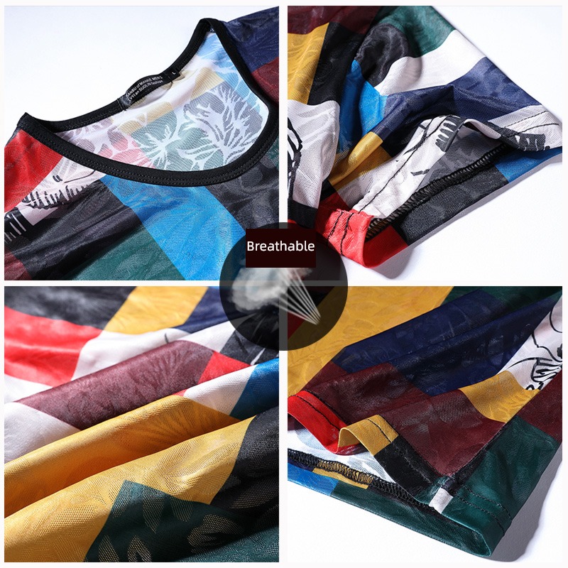 European station man Korean version Sociology Boy Short sleeve T-shirt