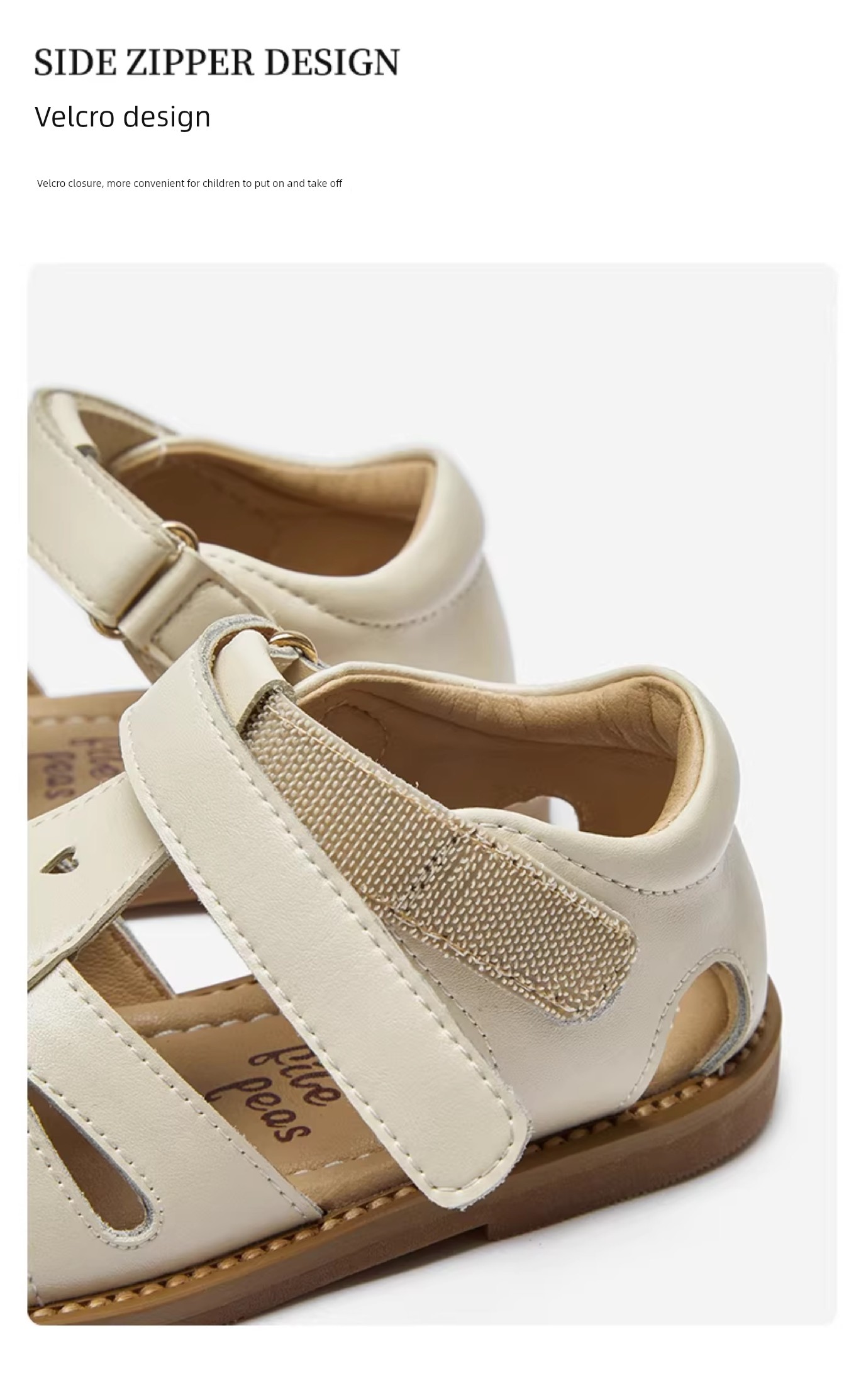 Fivepeas Cowhide Summer Lolita Children's Sandals — 7