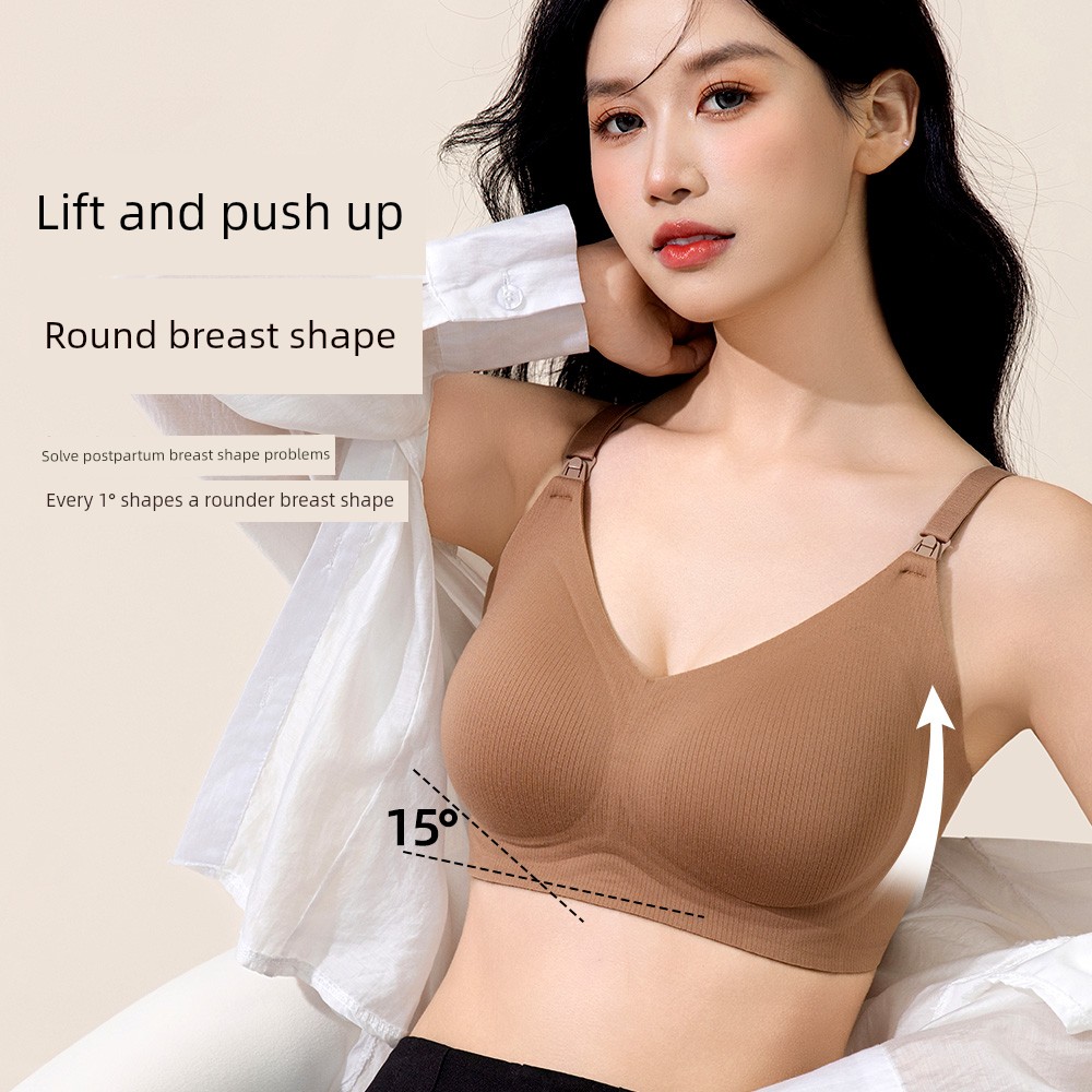 [Clearance] October Queen Nursing Bra for Pregnancy and Postpartum, Specialized for Breastfeeding, Anti-Sagging Maternity Bra — 4