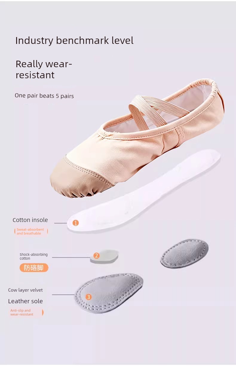 361 ° Children's Dance Tights for Practice, Spring and Autumn Style, White Pantyhose for Girls' Dance Exams — 9